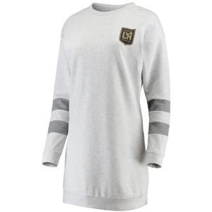LAFC ZooZatz Women's Sweatshirt Dress - Gray